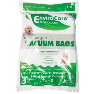 Envirocare A109 HEPA Microfilter Vacuum Bags