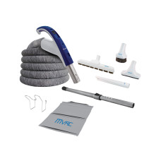 Central Vacuum Attachment Kit 24V w/ SoftTouch & 12 in. Grand Comfort brush